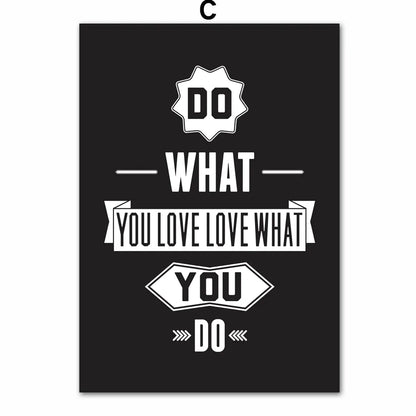 Inspiring Quotes Wall Canvas