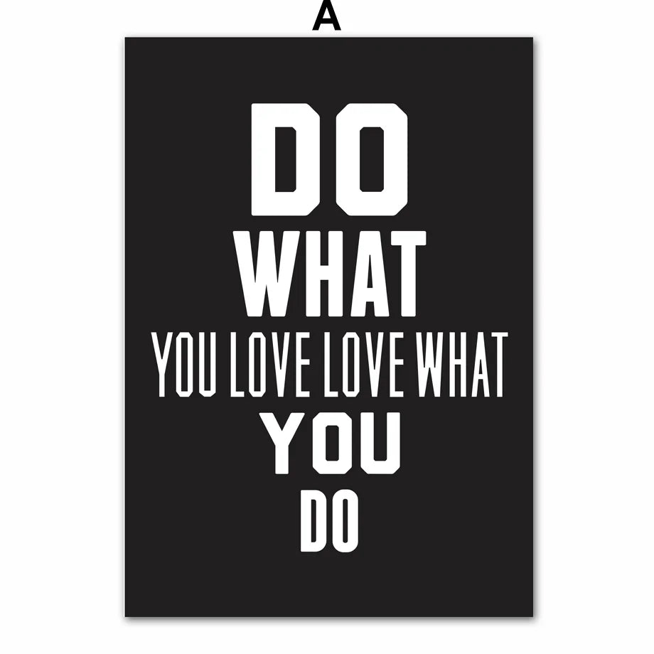 Inspiring Quotes Wall Canvas