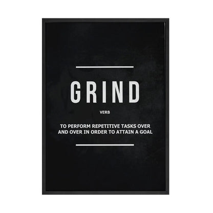 Motivation Execution Wall Canvas