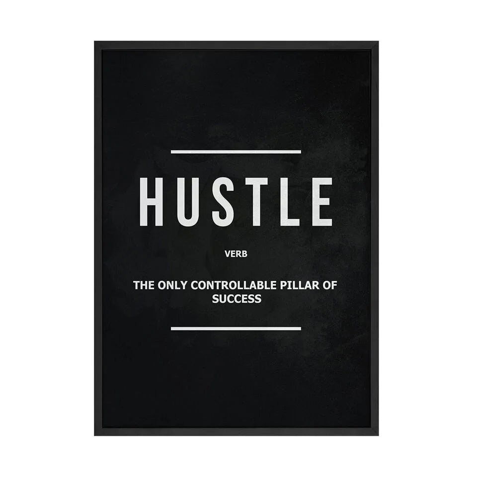 Motivation Execution Wall Canvas