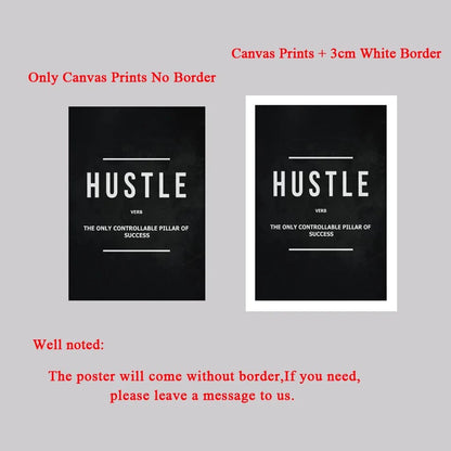Motivation Execution Wall Canvas