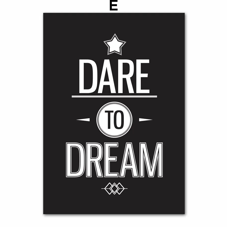 Inspiring Quotes Wall Canvas
