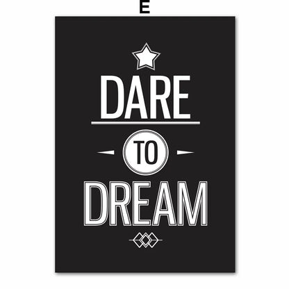 Inspiring Quotes Wall Canvas